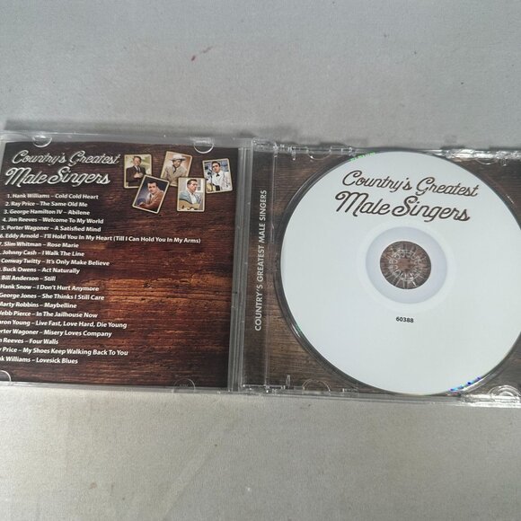 Countrys Greatest Male Singers CD Album 2018 20 Songs Classic Country Legends - Picture 3 of 3